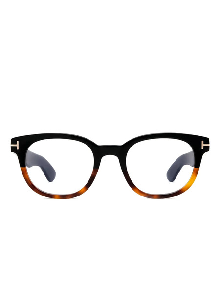  Tom Ford Eyewear Occhiali Tondi - Nero 