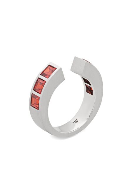  Tom Wood Anello Arch Square - Argento 