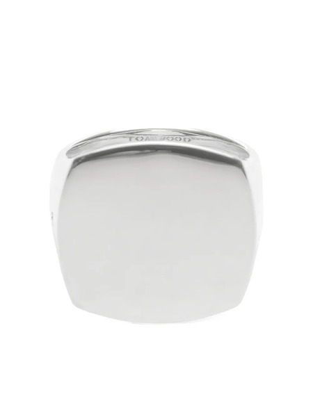  Tom Wood Anello Squadrato Umi - Grigio 