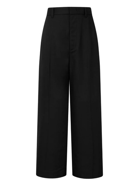  Tomboy Pantaloni Gessati Con Piega - Nero 