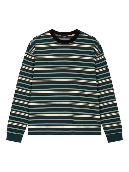  Tomboy T-shirt A Maniche Lunghe A Righe - Verde 