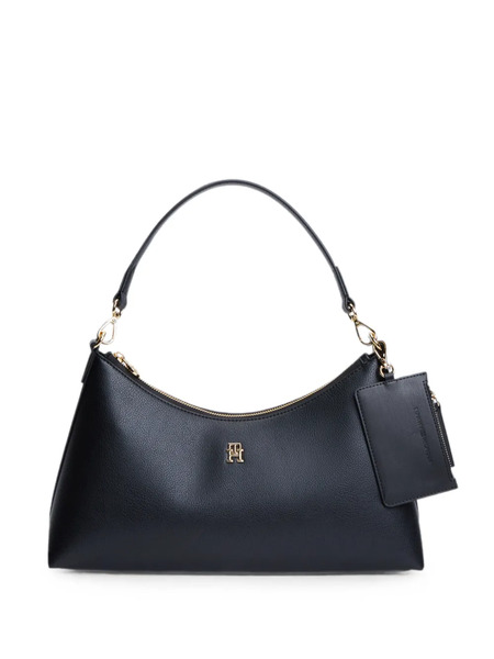  Tommy Hilfiger Logo-plaque Shoulder Bag - Nero 