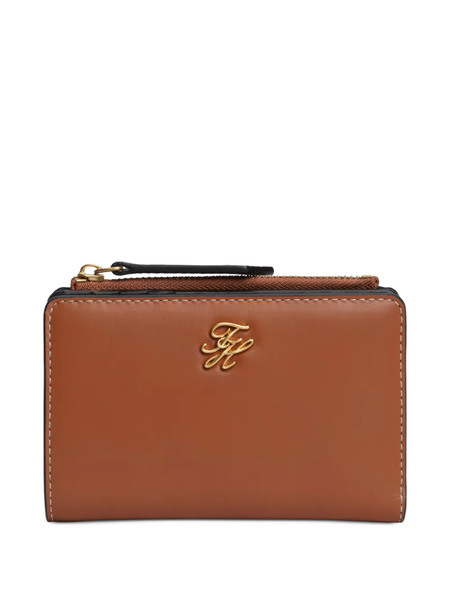  Tommy Hilfiger Portafoglio Con Placca Logo - Marrone 