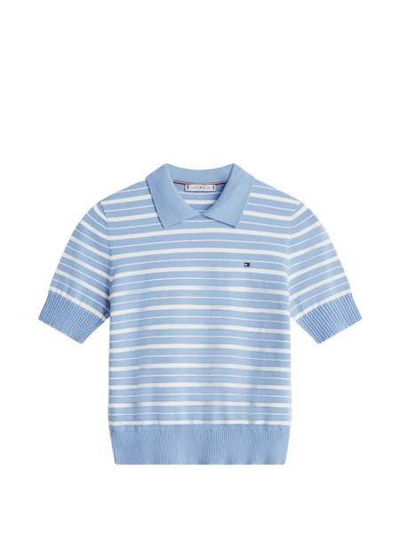  Tommy Hilfiger Top A Righe - Blu 