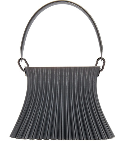  Touchless Borsa A Spalla Plissettata - Grigio 