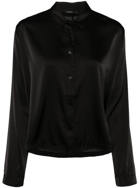  Transit Camicia Con Inserti - Nero 
