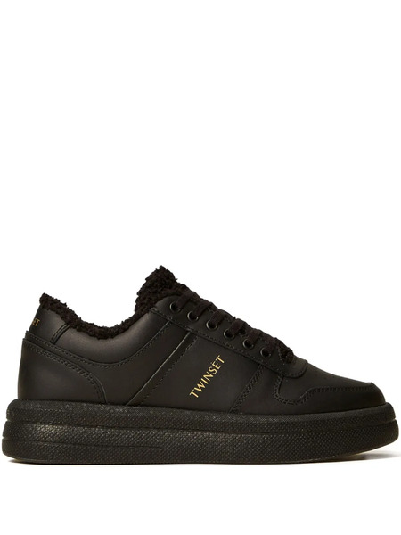  Twinset Sneakers Con Lacci - Nero 