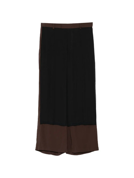  Undercover Pantaloni Con Inserti - Marrone 