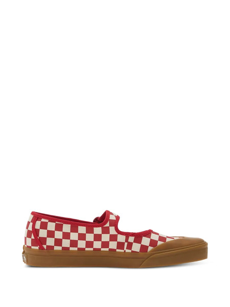  Vans Espadrilles A Quadri - Rosso 