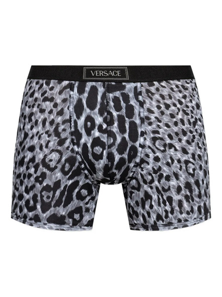  Versace Boxer Leopardati - Grigio 