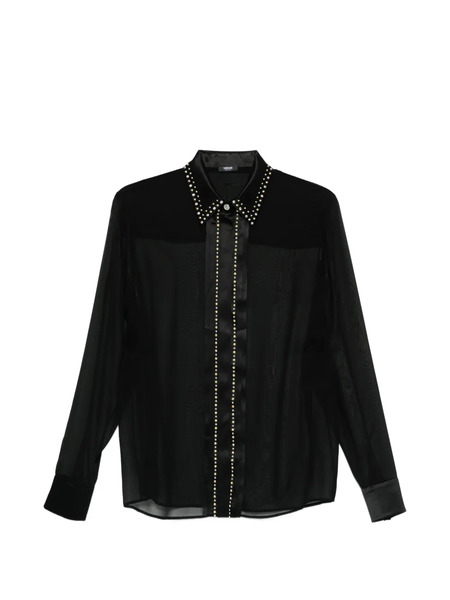  Versace Camicia Con Borchie - Nero 