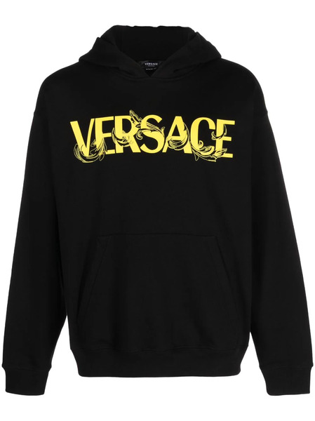  Versace Felpa Con Cappuccio - Nero 