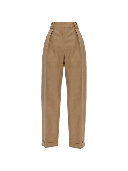  Versace Pantaloni Con Polsini Plissettati - Toni Neutri 