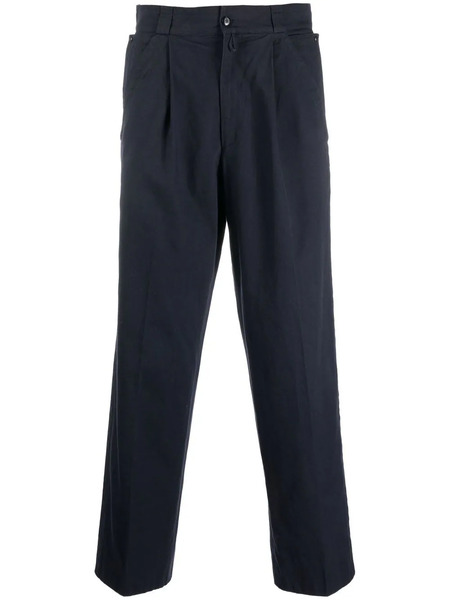  Versace Pre-owned Pantaloni Dritti Crop Anni '80 - Blu 
