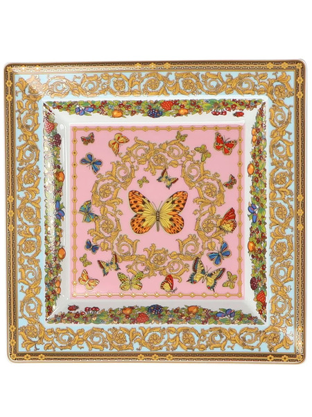  Versace Vassoio Butterfly Garden - Rosa 