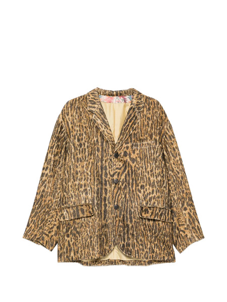  Visvim Blazer Bowen Leopardato - Toni Neutri 