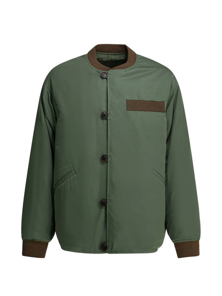  Visvim Bomber Con Bordo A Contrasto - Verde 