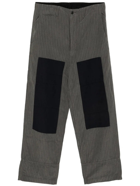  Visvim Pantaloni Con Design Patchwork - Blu 