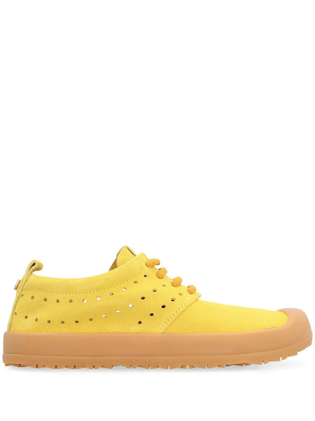  Volta Sneakers Basse In Pelle Scamosciata - Giallo 
