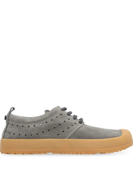 Volta Sneakers Basse In Pelle Scamosciata - Grigio 