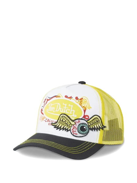  Von Dutch Embroidered Mesh-panel Cap - Bianco 