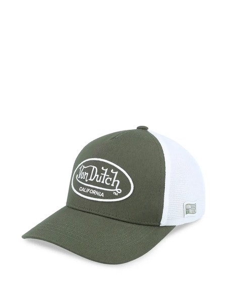  Von Dutch Logo-patch Mesh-panel Baseball Cap - Verde 