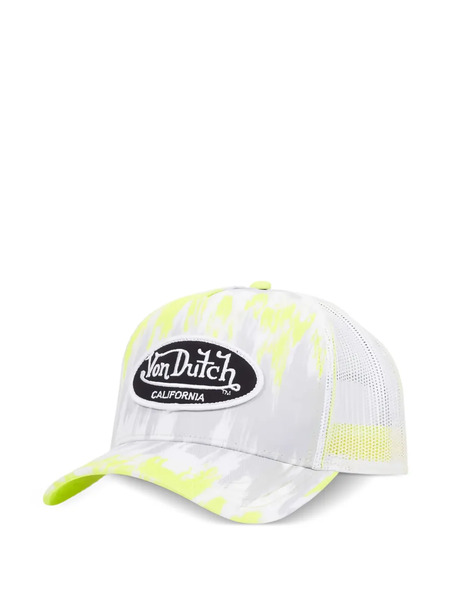  Von Dutch Logo-patch Mesh-panel Cap - Giallo 