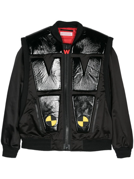  Walter Van Beirendonck Bomber Crash Imbottito - Nero 