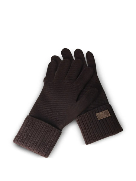  Weekend Max Mara Guanti Zamianew A Coste - Marrone 