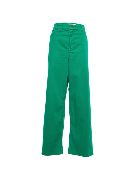  Weekend Max Mara Jeans A Gamba Ampia - Verde 