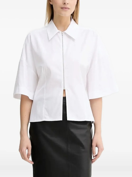  Won Hundred Camicia Con Zip - Bianco 