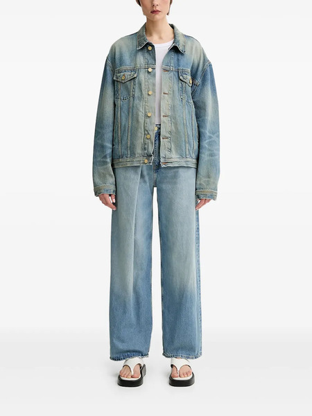  Won Hundred Jeans Con Pieghe - Blu 