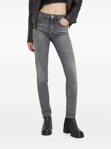  Won Hundred Pantaloni Con Applicazione Logo - Grigio 