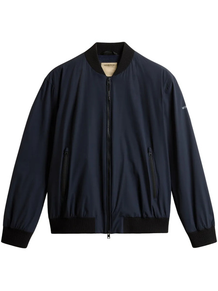  Woolrich Bomber Matt Stretch - Blu 