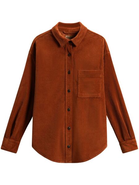  Woolrich Camicia A Coste - Marrone 