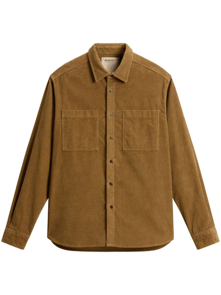  Woolrich Camicia A Coste - Marrone 