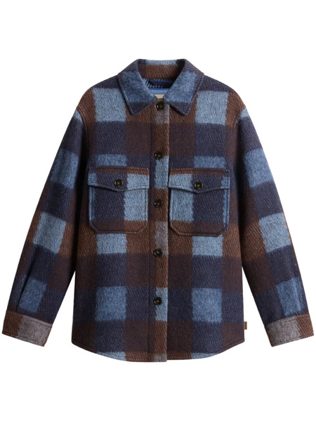  Woolrich Camicia A Quadri - Blu 