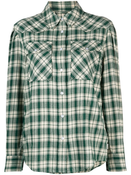  Woolrich Camicia A Quadri - Verde 