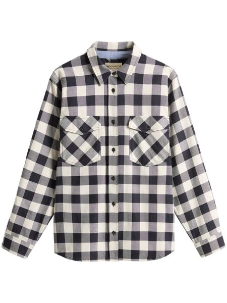  Woolrich Camicia In Flanella - Blu 