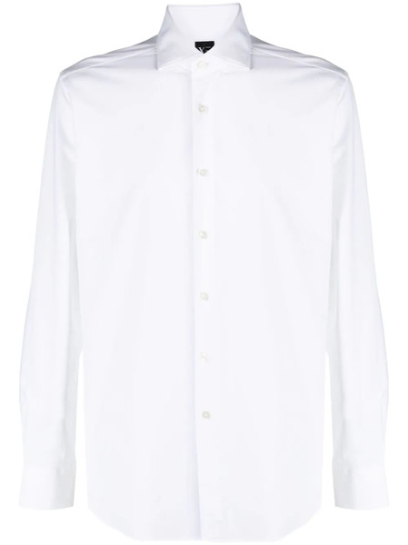  Xacus Camicia A Maniche Lunghe - Bianco 