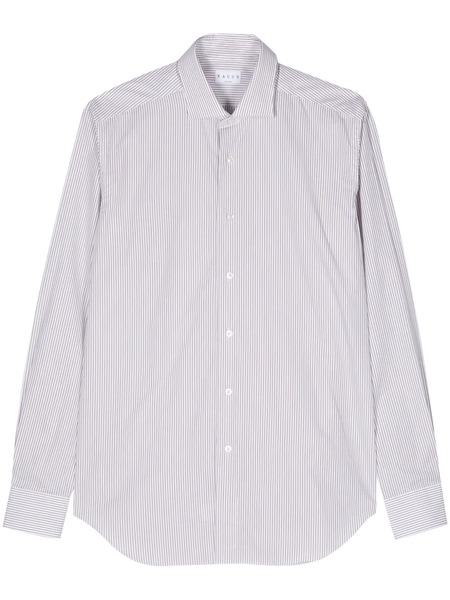  Xacus Camicia A Righe - Bianco 