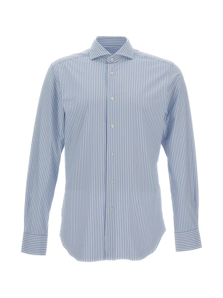  Xacus Camicia A Righe - Blu 