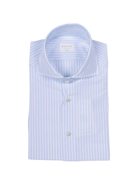  Xacus Camicia Active A Righe - Blu 