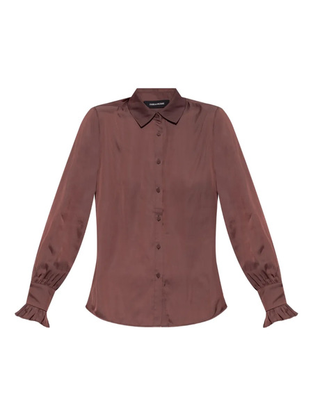  Zadig&voltaire Camicia Thely - Marrone 