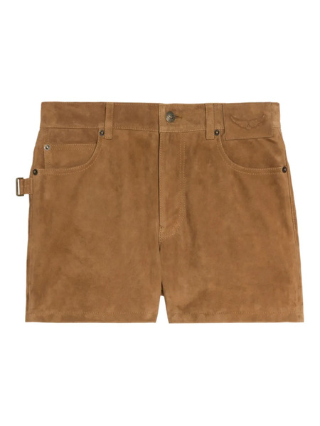  Zadig&voltaire Shorts Con Fibbia - Marrone 