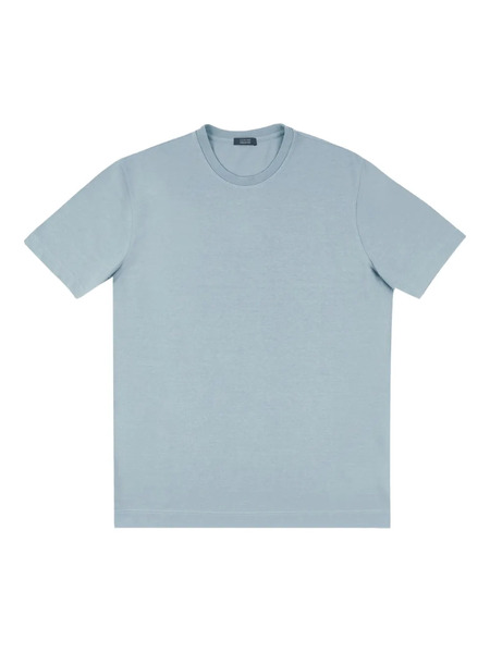  Zanone T-shirt In Cotone - Blu 