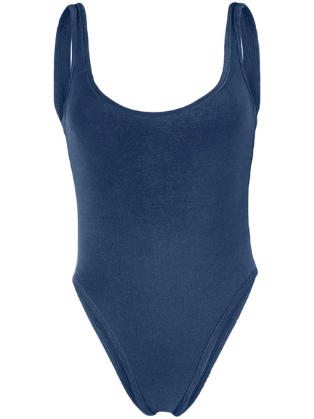  Zimmermann Body High Tide Con Scollo Ampio - Blu 
