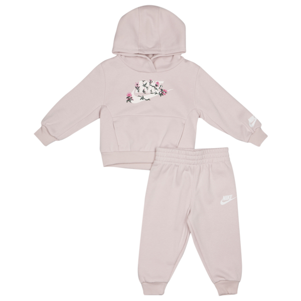  Nike Floral Embroidery Neonato - Tute Da Ginnastica Viola - Taglia 74 - 80 Cm - French Terry Di Cotone 