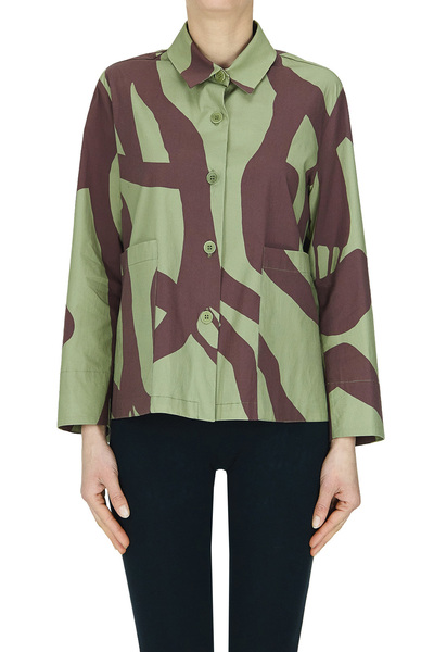  Blukey Camicia Boxy Stampata 