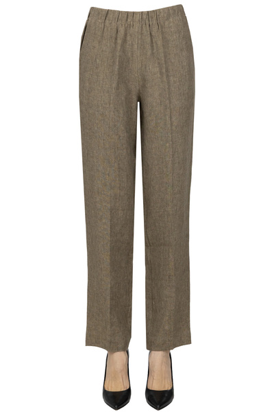  Kiltie Pantaloni In Lino 